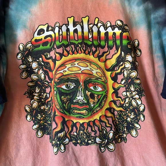 SOLD IN BOOTH - Sublime Tie-Dye Graphic Tee / Size XL - Picture 2 of 6